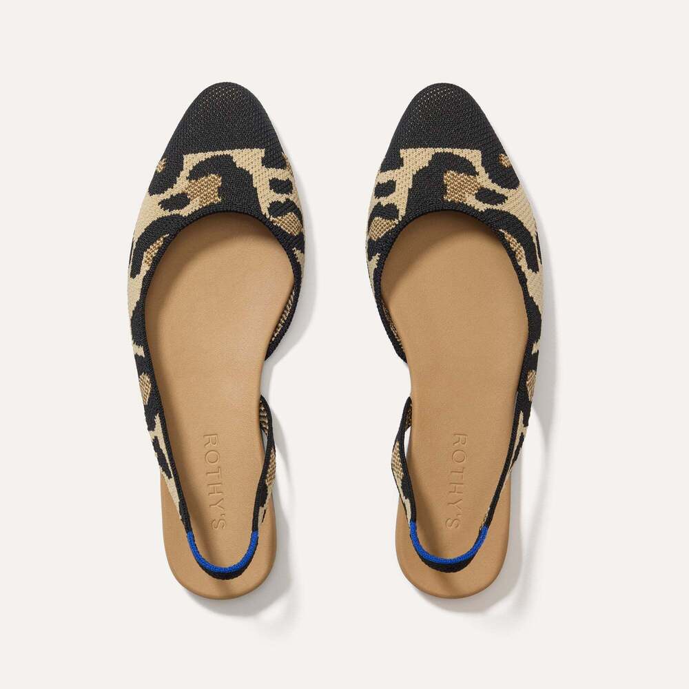Rothy's The Almond Slingback - Desert Cat Size 8.5